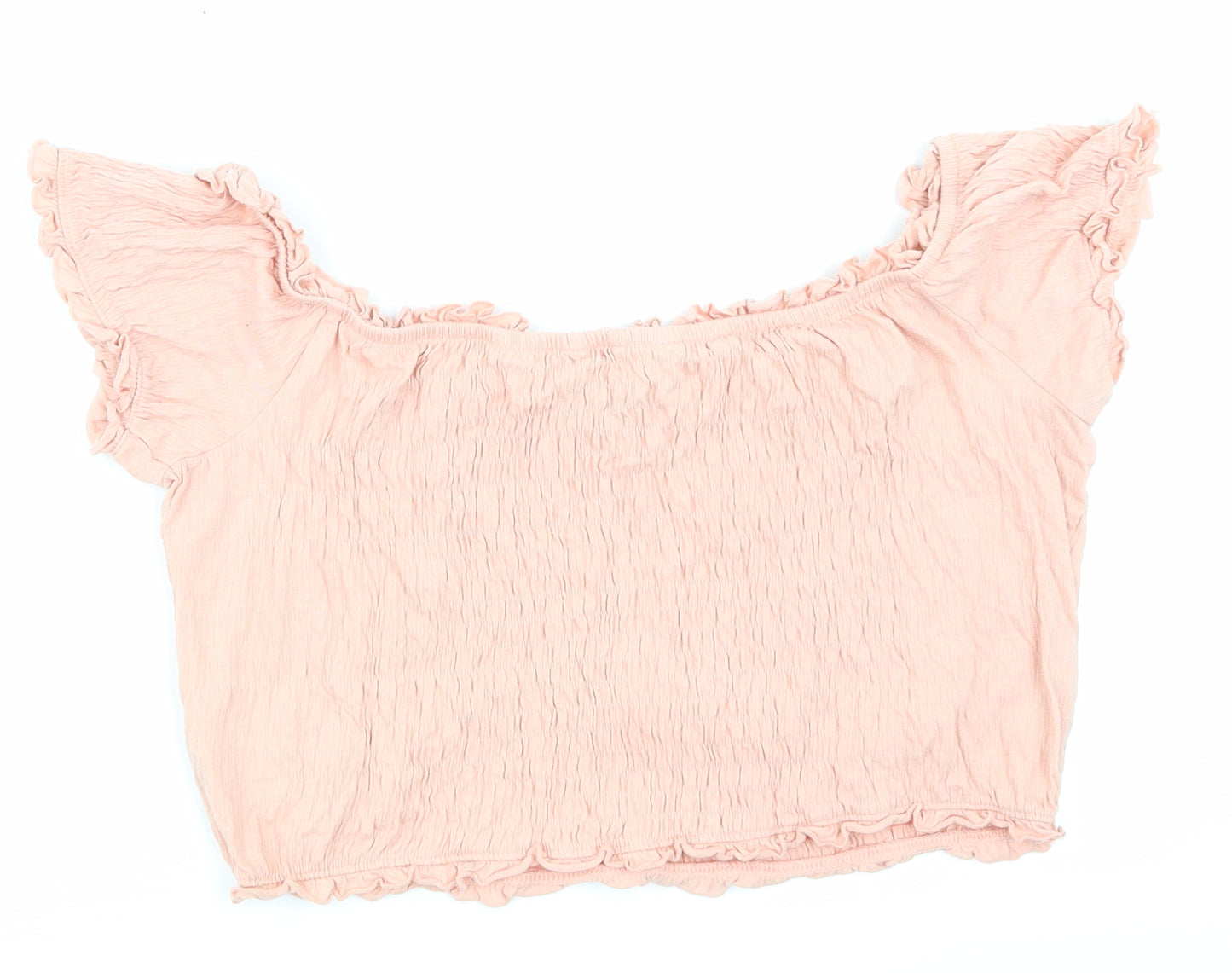 NewLook Womens Pink   Cropped T-Shirt Size 16