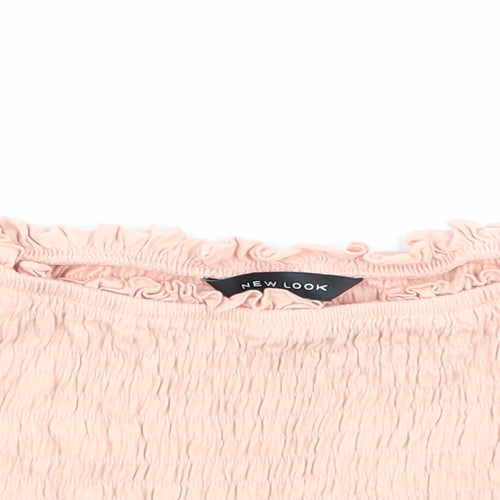 NewLook Womens Pink   Cropped T-Shirt Size 16