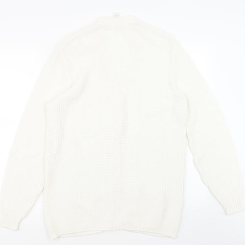 St michael Womens White   Cardigan Jumper Size 18