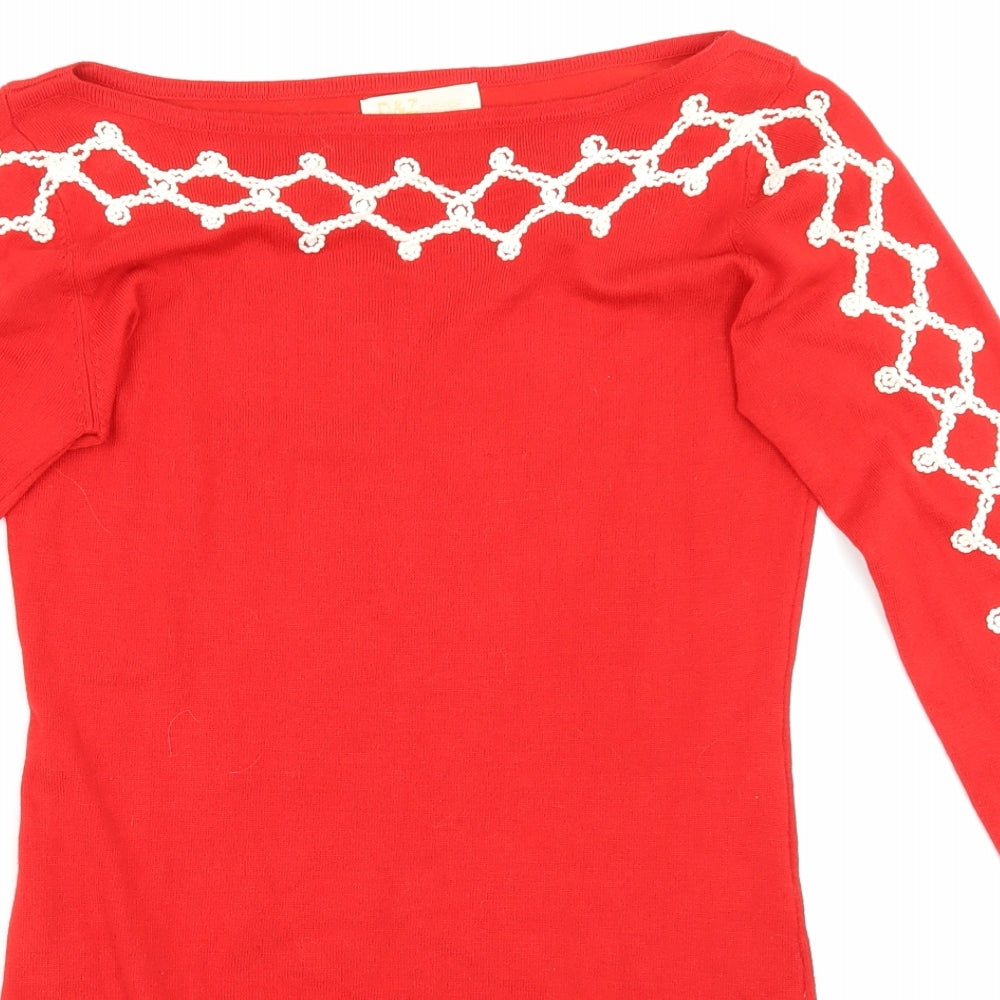 TU Womens Red   Jumper Dress  Size 14