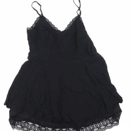 FOREVER 21 Womens Black   Basic Blouse Size M