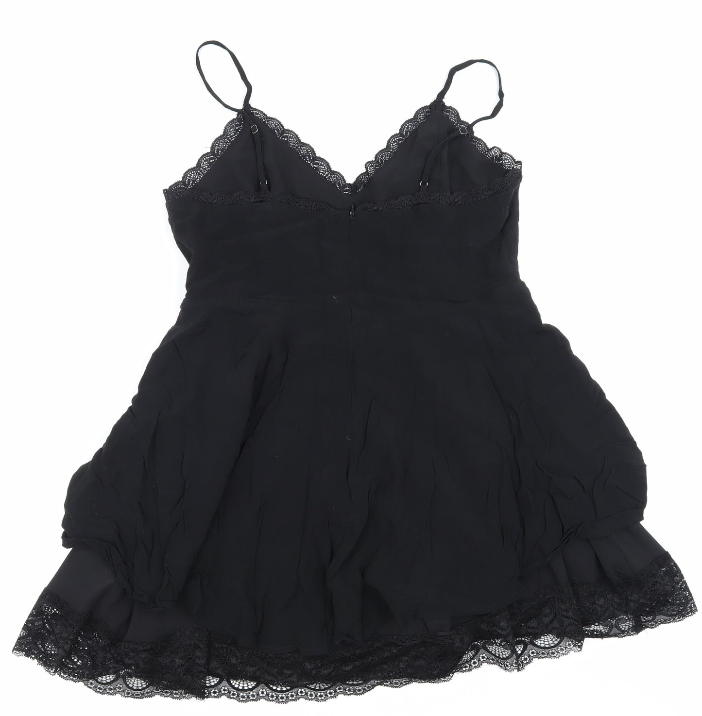FOREVER 21 Womens Black   Basic Blouse Size M