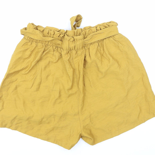 NewLook Womens Yellow   Boyfriend Shorts Size 12