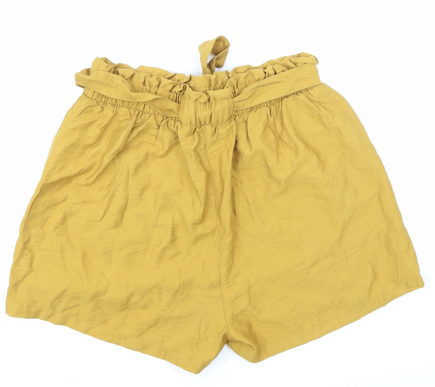 NewLook Womens Yellow   Boyfriend Shorts Size 12