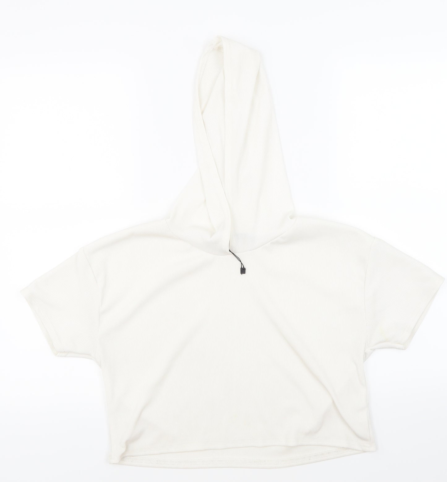 Boohoo Womens White   Basic T-Shirt Size 10