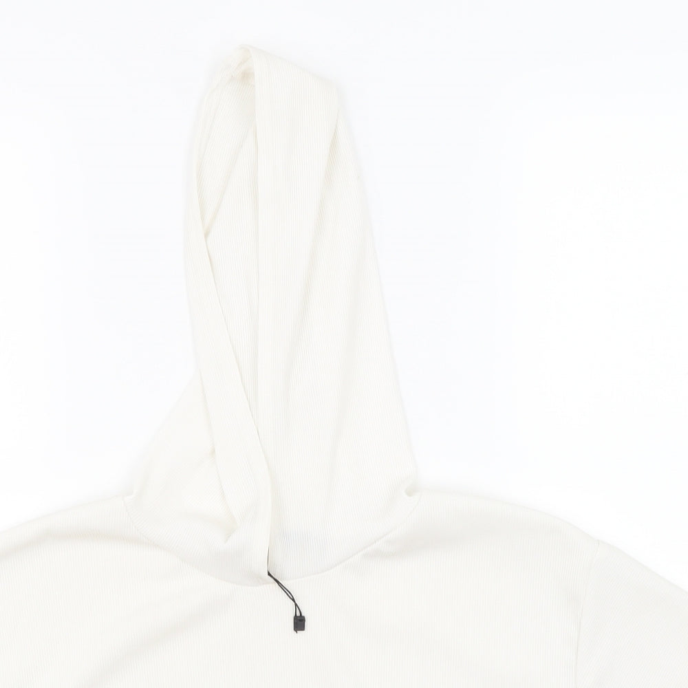 Boohoo Womens White   Basic T-Shirt Size 10