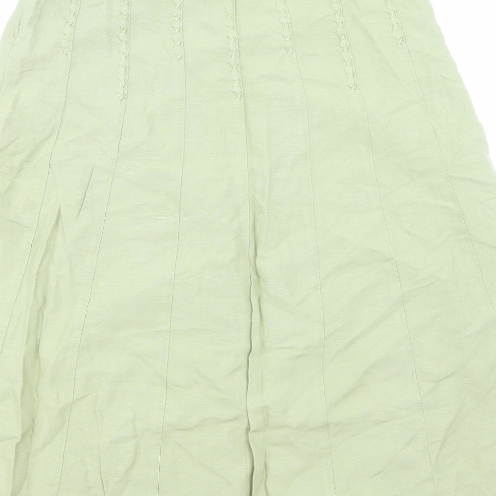 Principles Womens Green   Skater Skirt Size 10