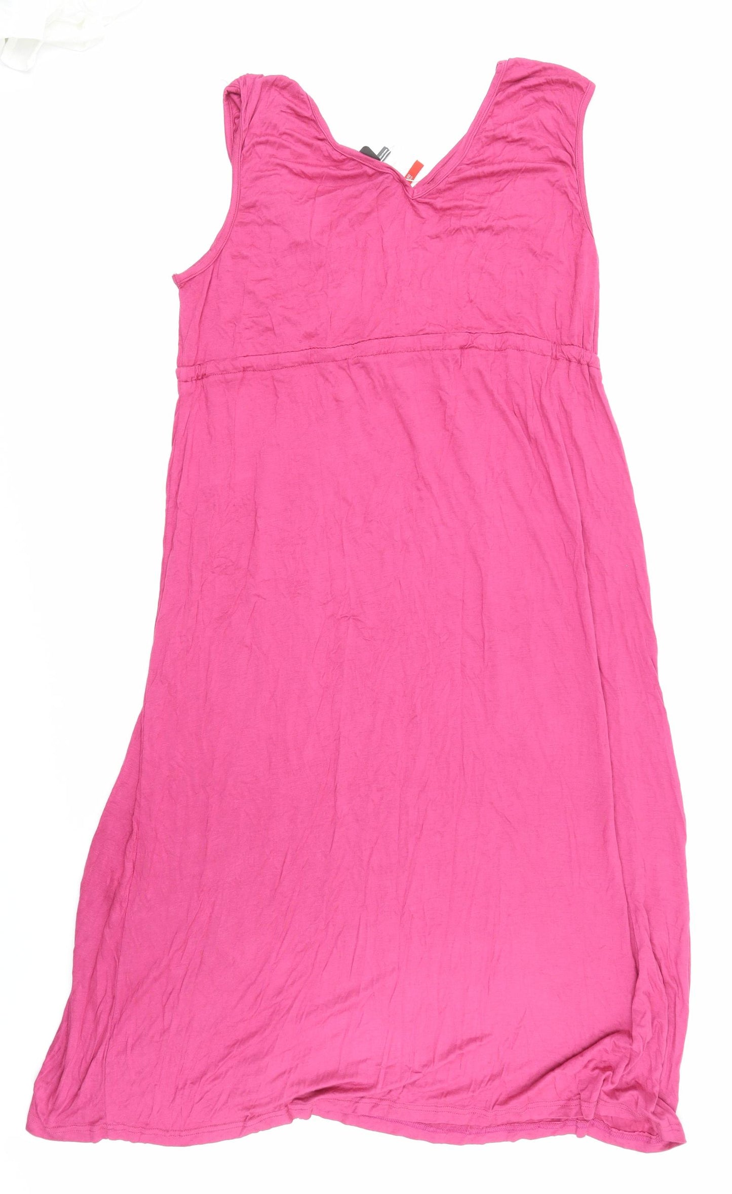 Haoduoyi Womens Pink   Skater Dress  Size 16