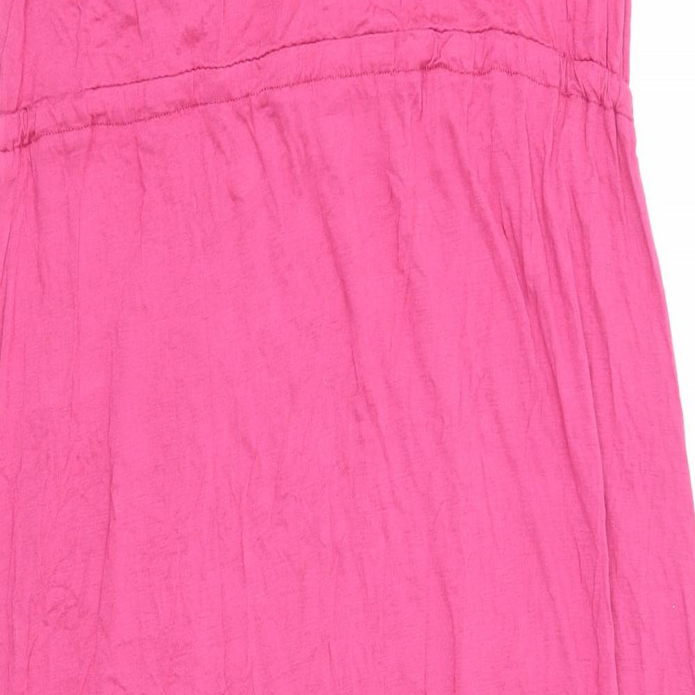 Haoduoyi Womens Pink   Skater Dress  Size 16
