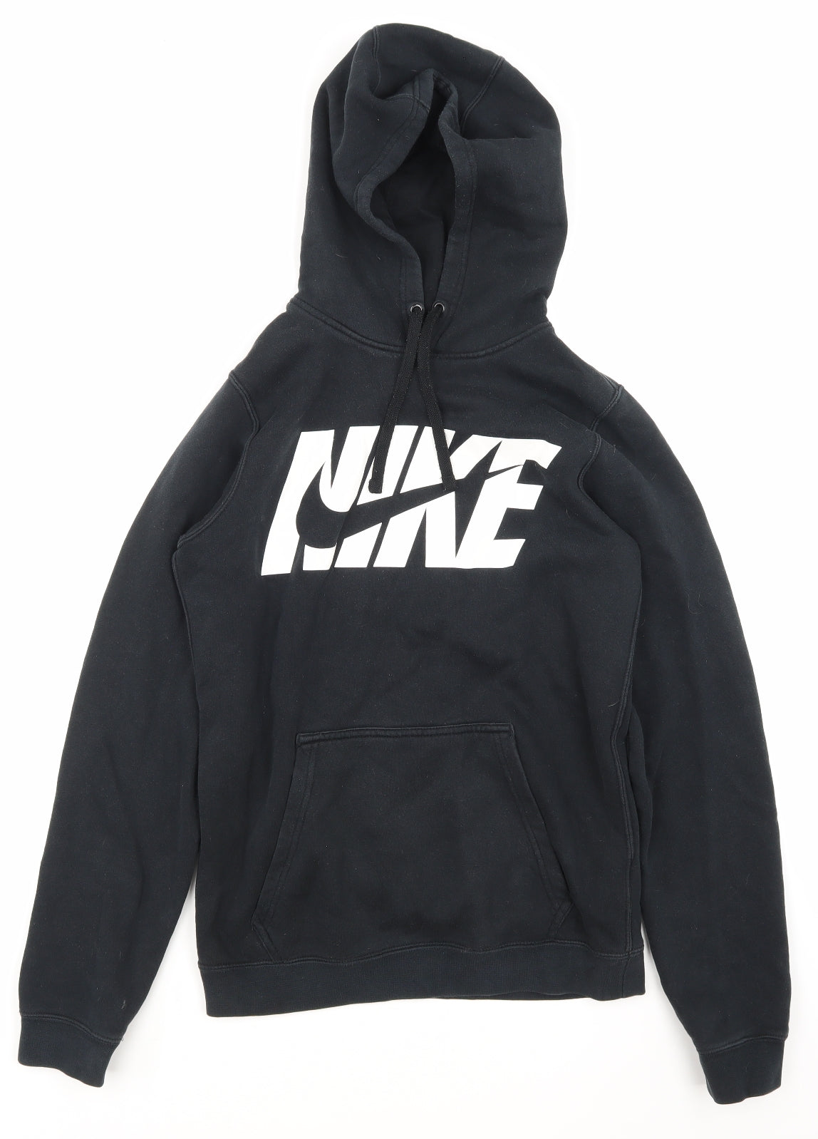 Nike Mens Black Houndstooth  Pullover Hoodie Size S