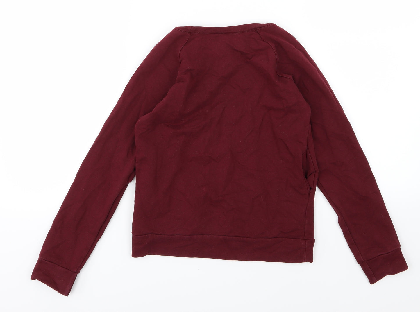 All for kids Boys Red  Jersey Pullover Sweatshirt Size 8-9 Years