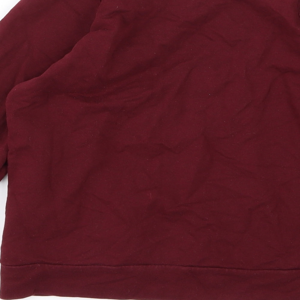 All for kids Boys Red  Jersey Pullover Sweatshirt Size 8-9 Years
