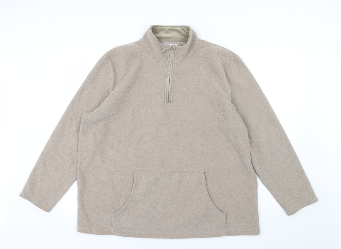 Bonmarché Womens Beige  Fleece Jacket  Size XL