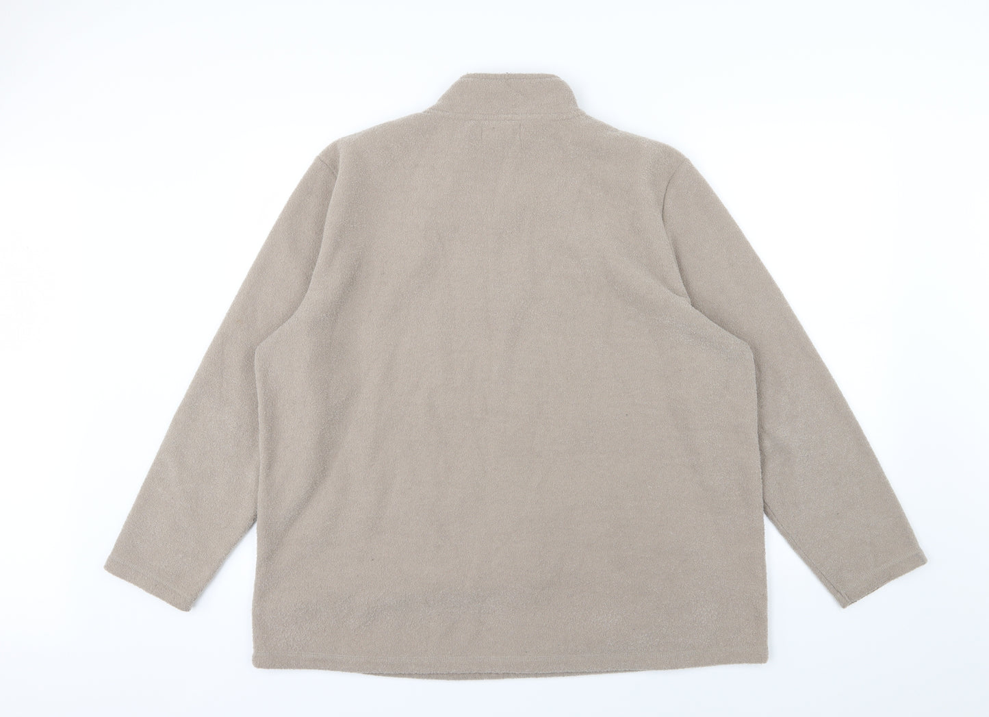 Bonmarché Womens Beige  Fleece Jacket  Size XL