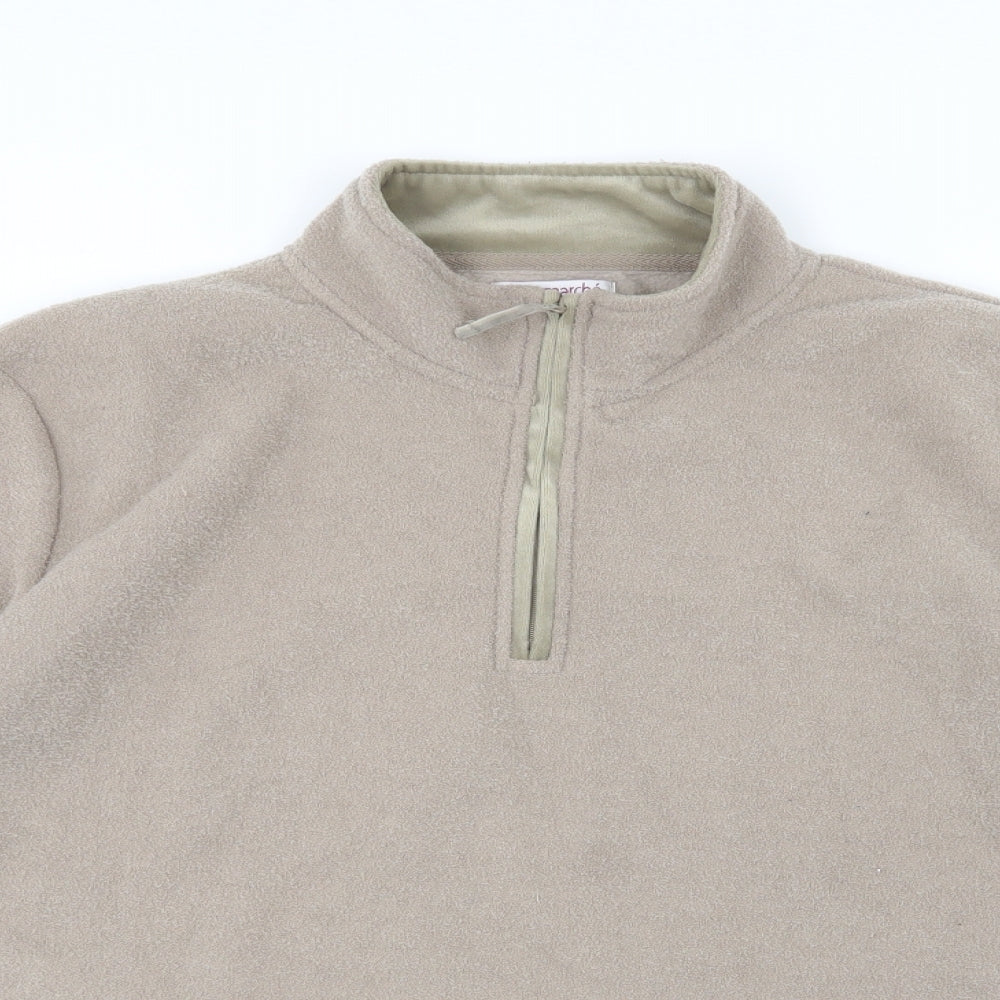 Bonmarché Womens Beige  Fleece Jacket  Size XL