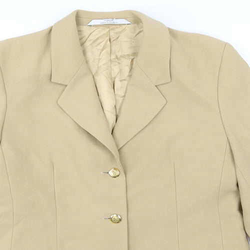 Marks and Spencer Womens Beige   Jacket  Size 14