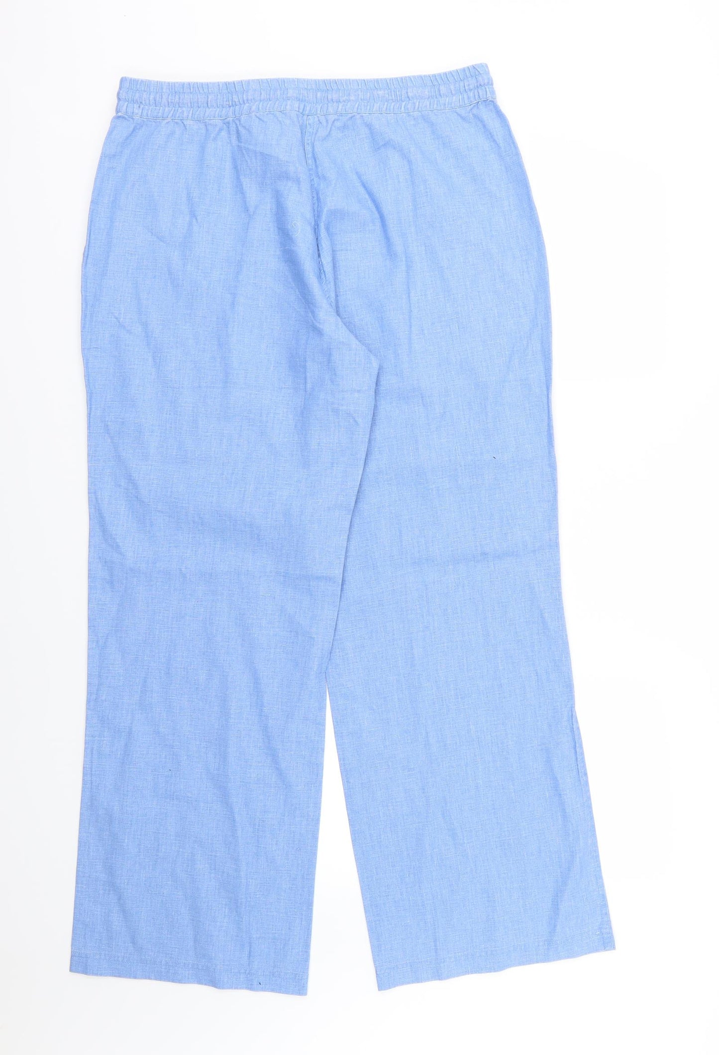 Casual & Co Womens Blue   Trousers  Size M L30 in
