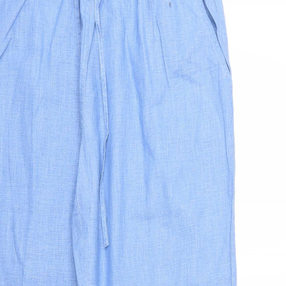 Casual & Co Womens Blue   Trousers  Size M L30 in