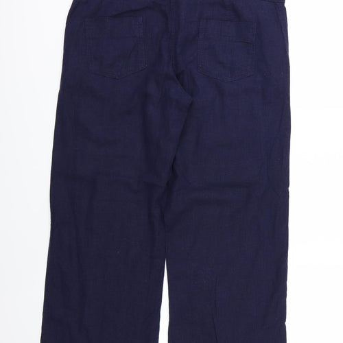 NEXT Womens Blue   Trousers  Size 14 L29 in