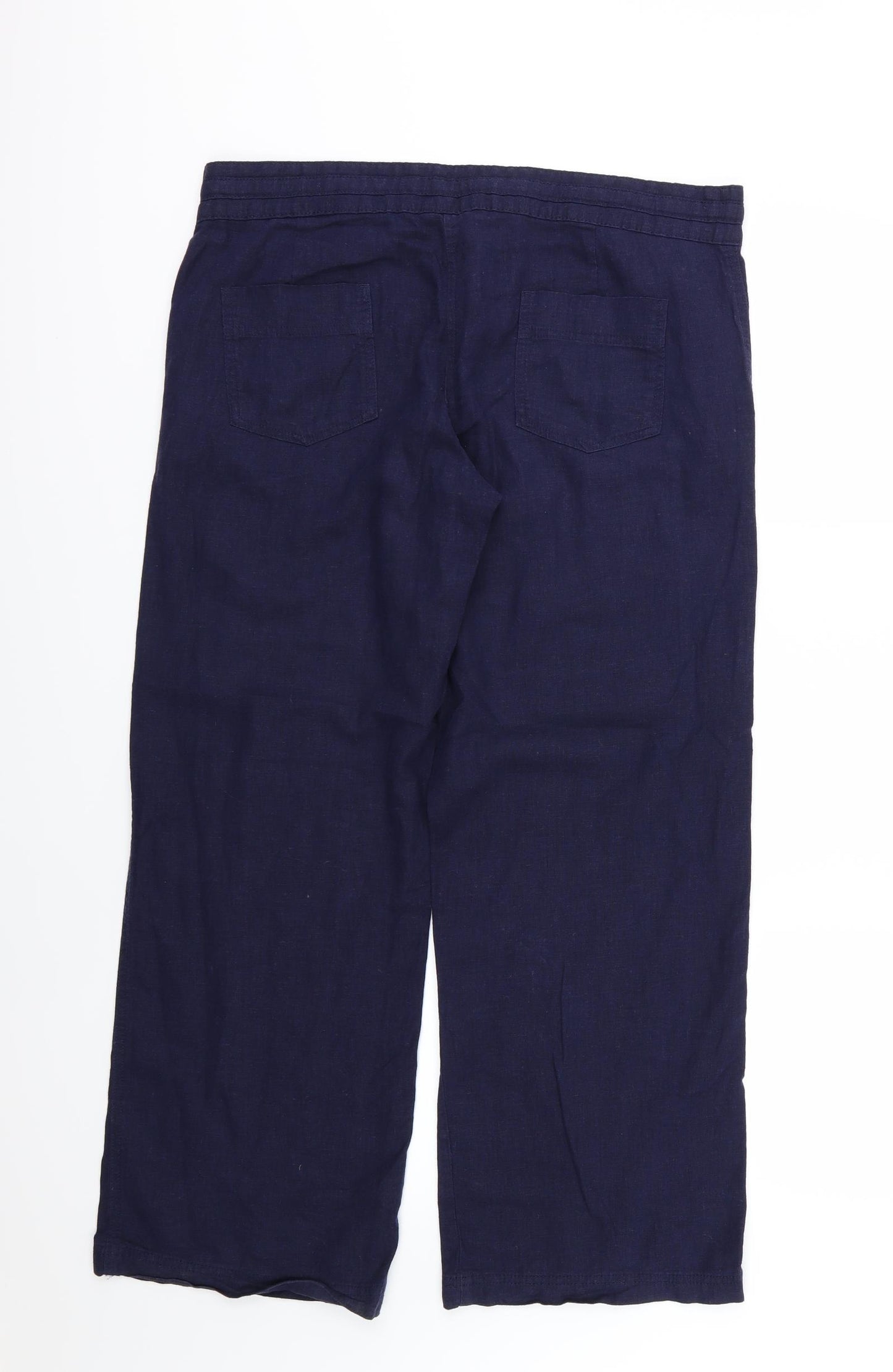 NEXT Womens Blue   Trousers  Size 14 L29 in