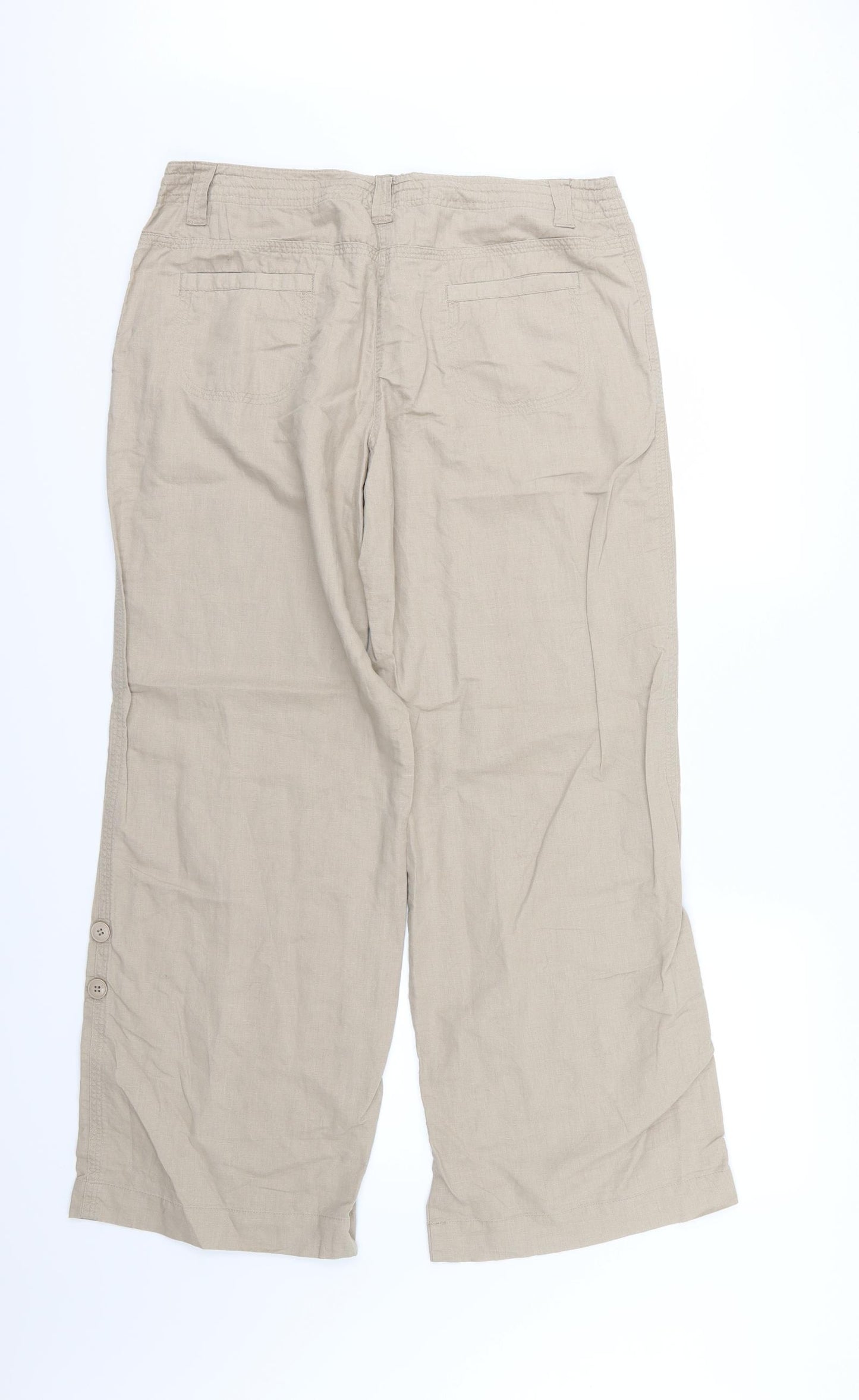 Cherokee Womens Beige   Trousers  Size 14 L30 in