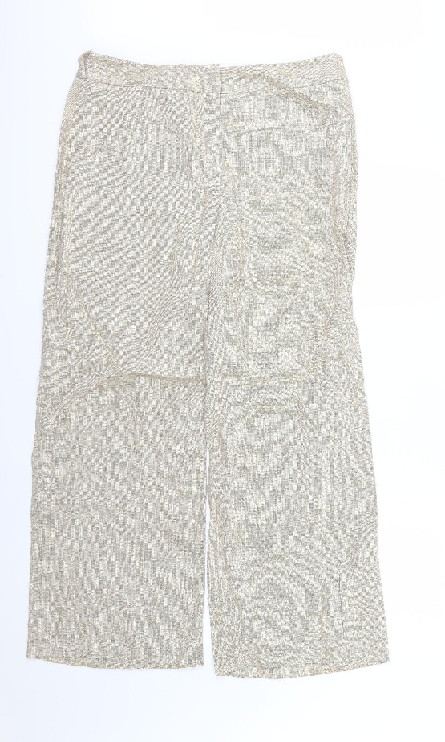 Principles Womens Beige   Trousers  Size 16 L31 in