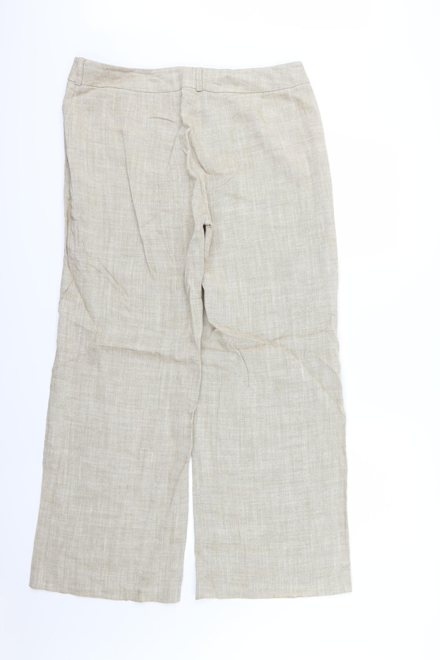 Principles Womens Beige   Trousers  Size 16 L31 in