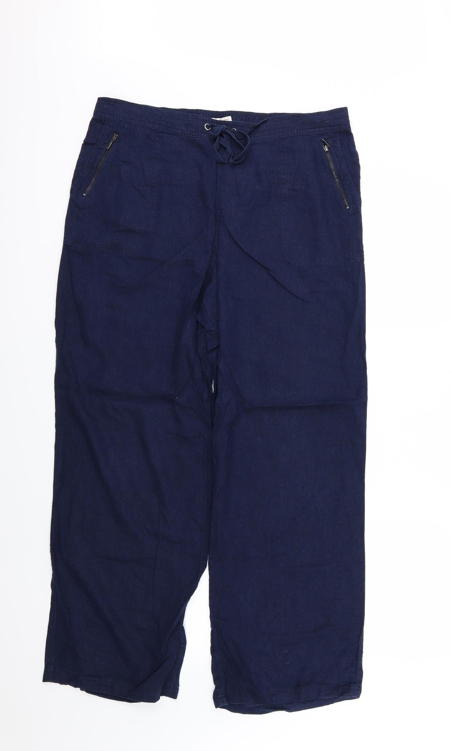 TU Womens Blue   Trousers  Size 16 L30 in