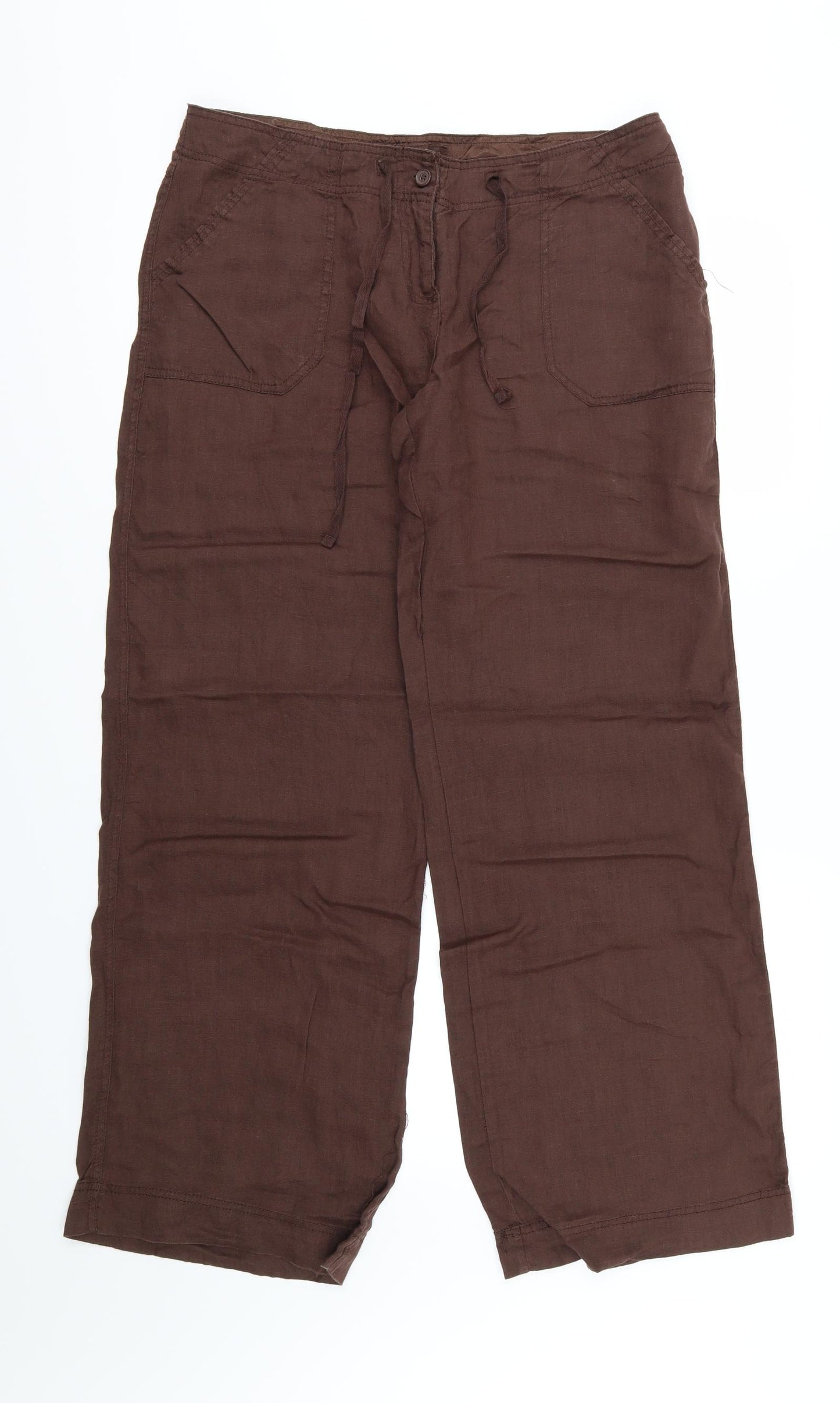 Atmosphere Womens Brown   Trousers  Size 12 L28 in