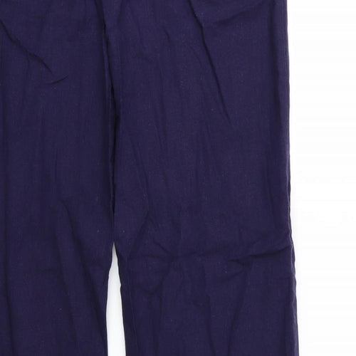 Papaya Womens Blue   Trousers  Size 14 L30 in