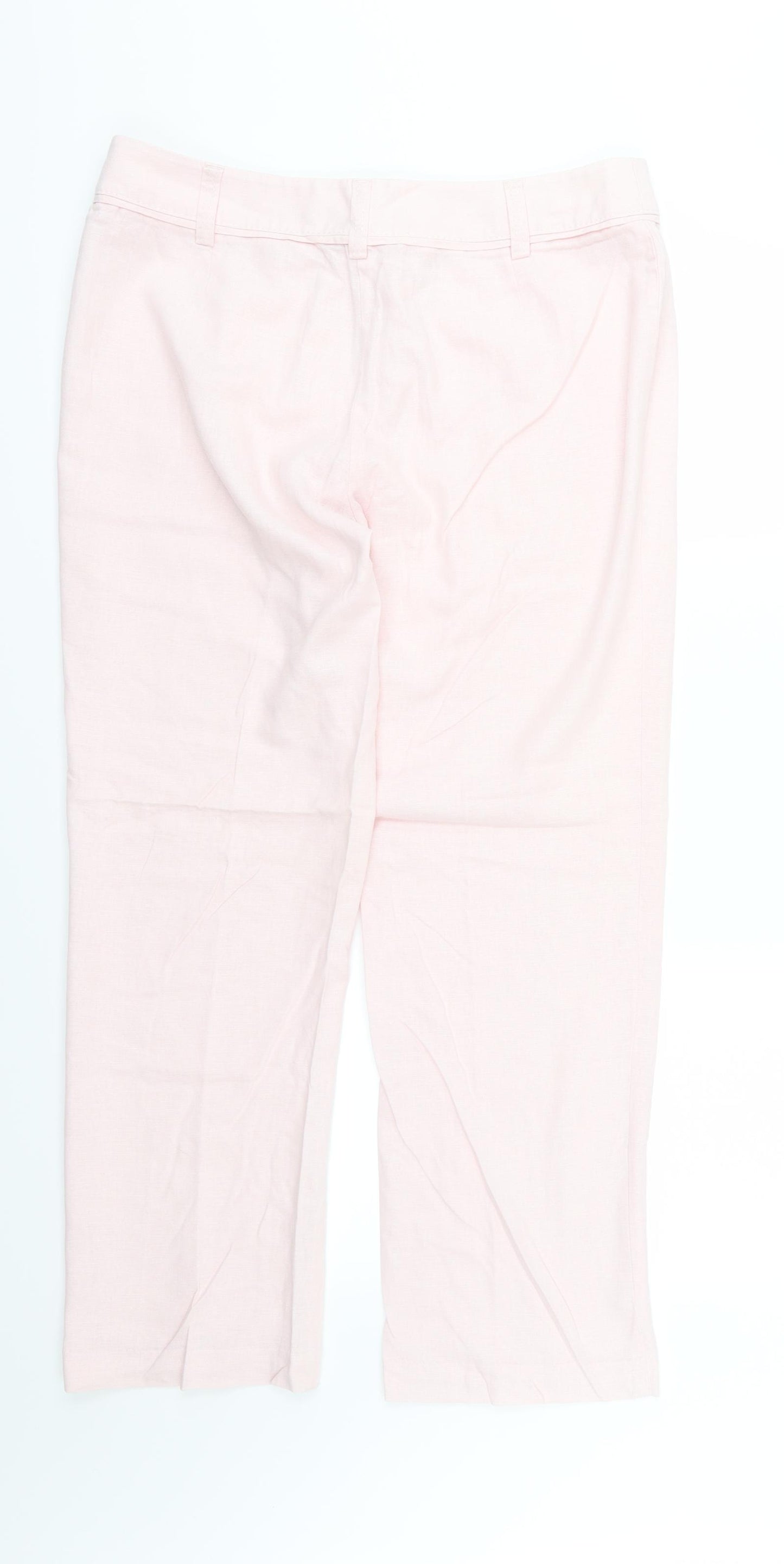 Marks and Spencer Womens Pink   Trousers  Size 36 L30 in