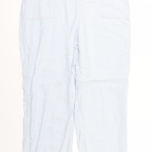 Peacocks Womens Blue   Trousers  Size 18 L31 in