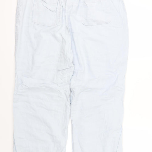 Peacocks Womens Blue   Trousers  Size 18 L31 in