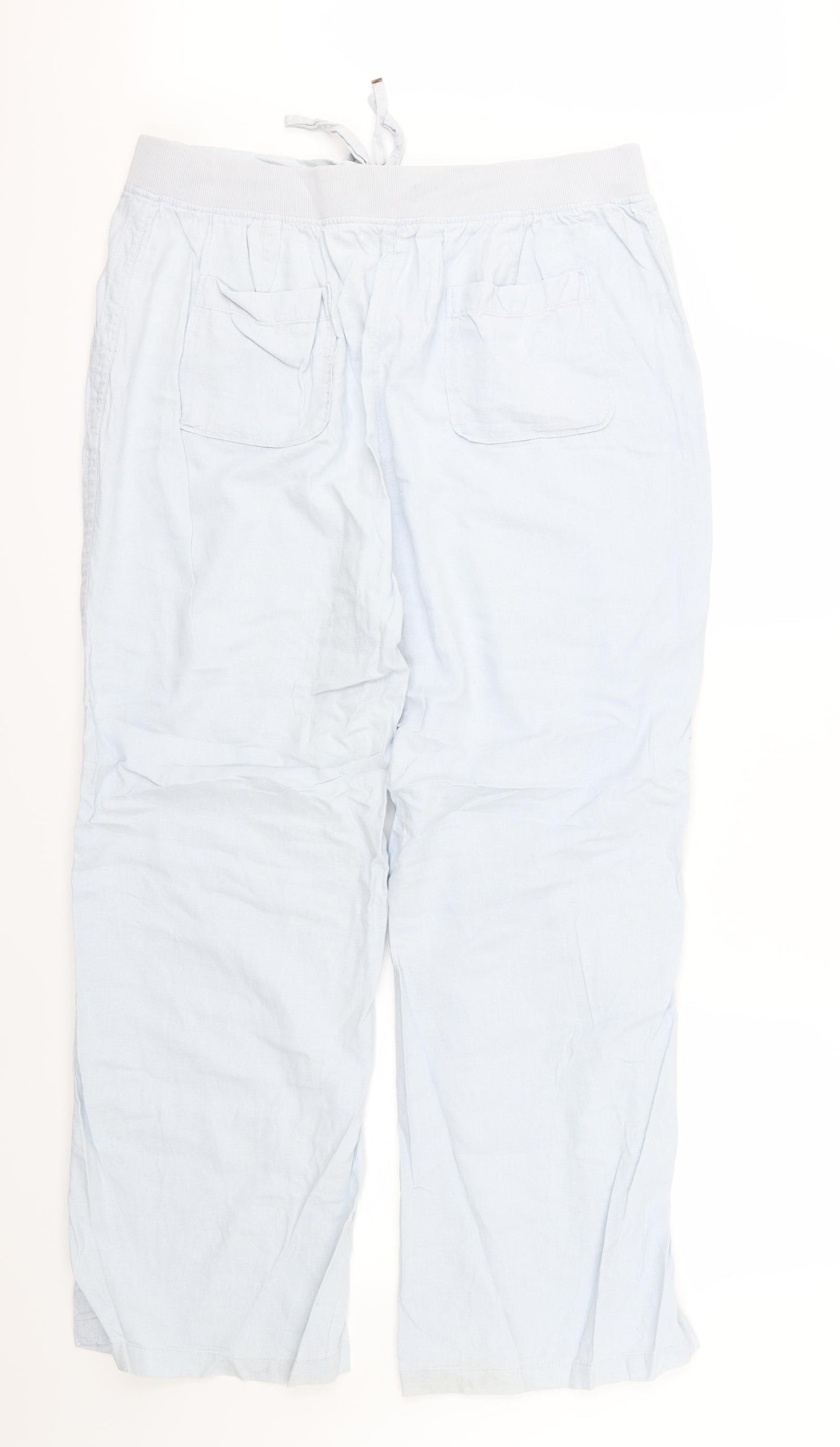 Peacocks Womens Blue   Trousers  Size 18 L31 in