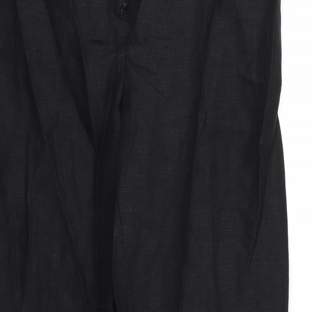 EAST Womens Black   Trousers  Size 34 in L30 in