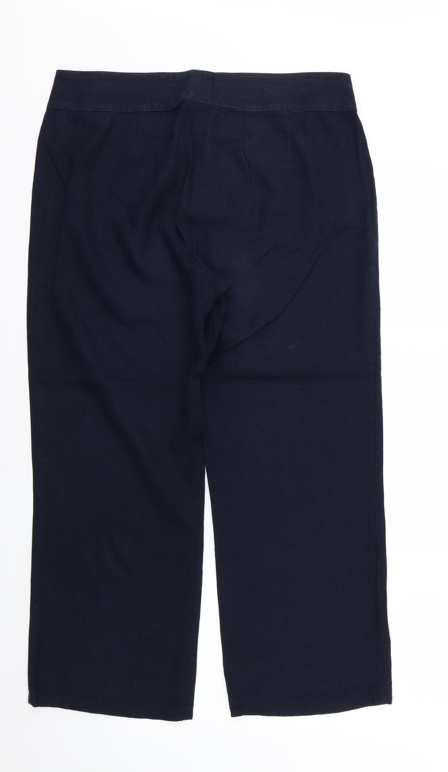 Marks and Spencer Womens Blue   Trousers  Size 14 L27 in