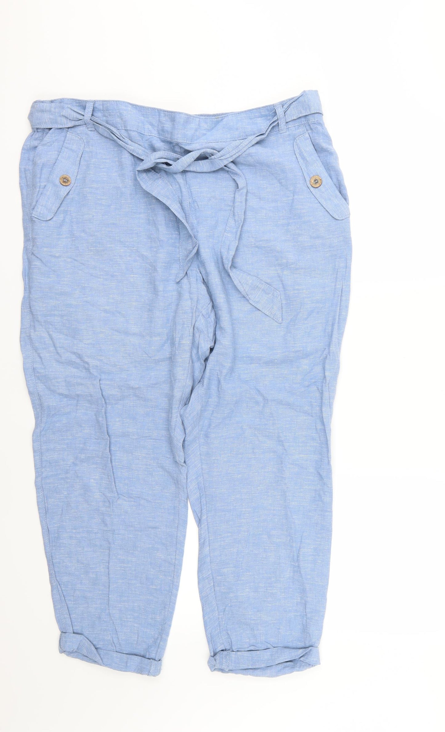 Nutmeg Womens Blue   Trousers  Size 20 L26 in