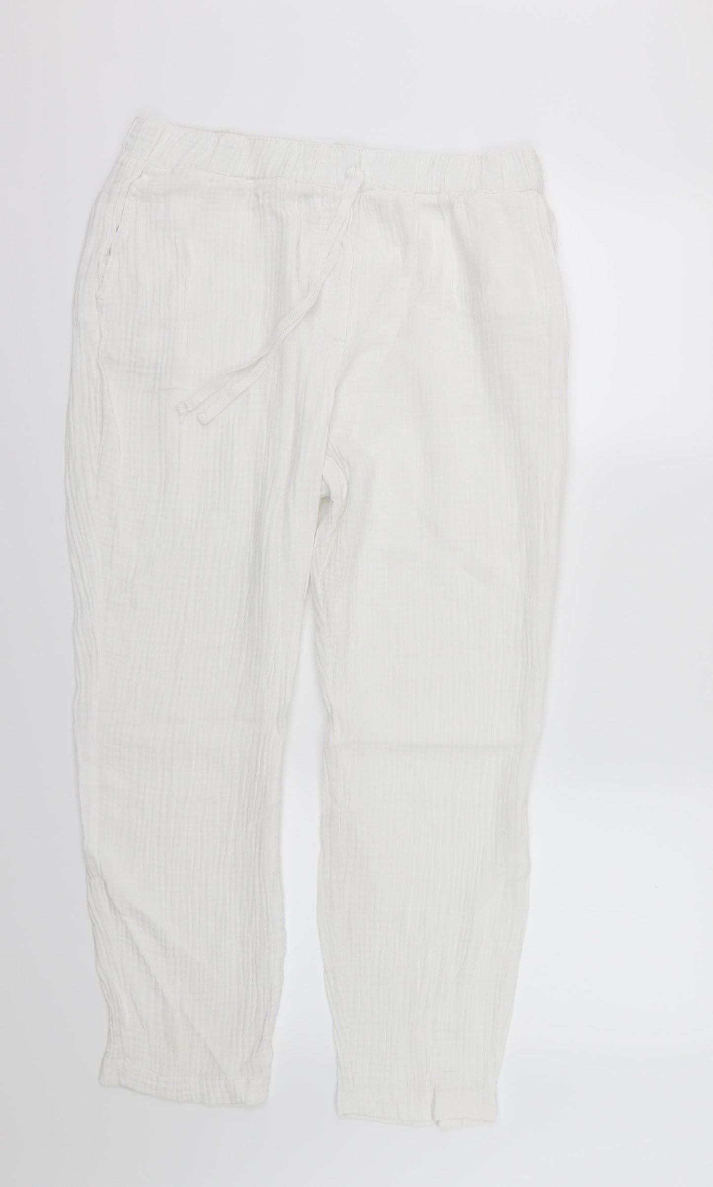 Papaya Womens White   Trousers  Size 16 L25 in