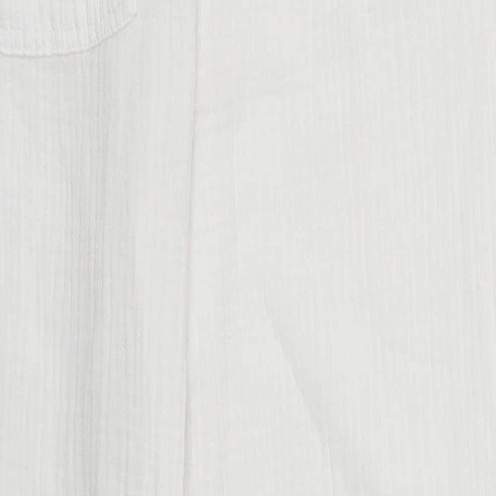 Papaya Womens White   Trousers  Size 16 L25 in