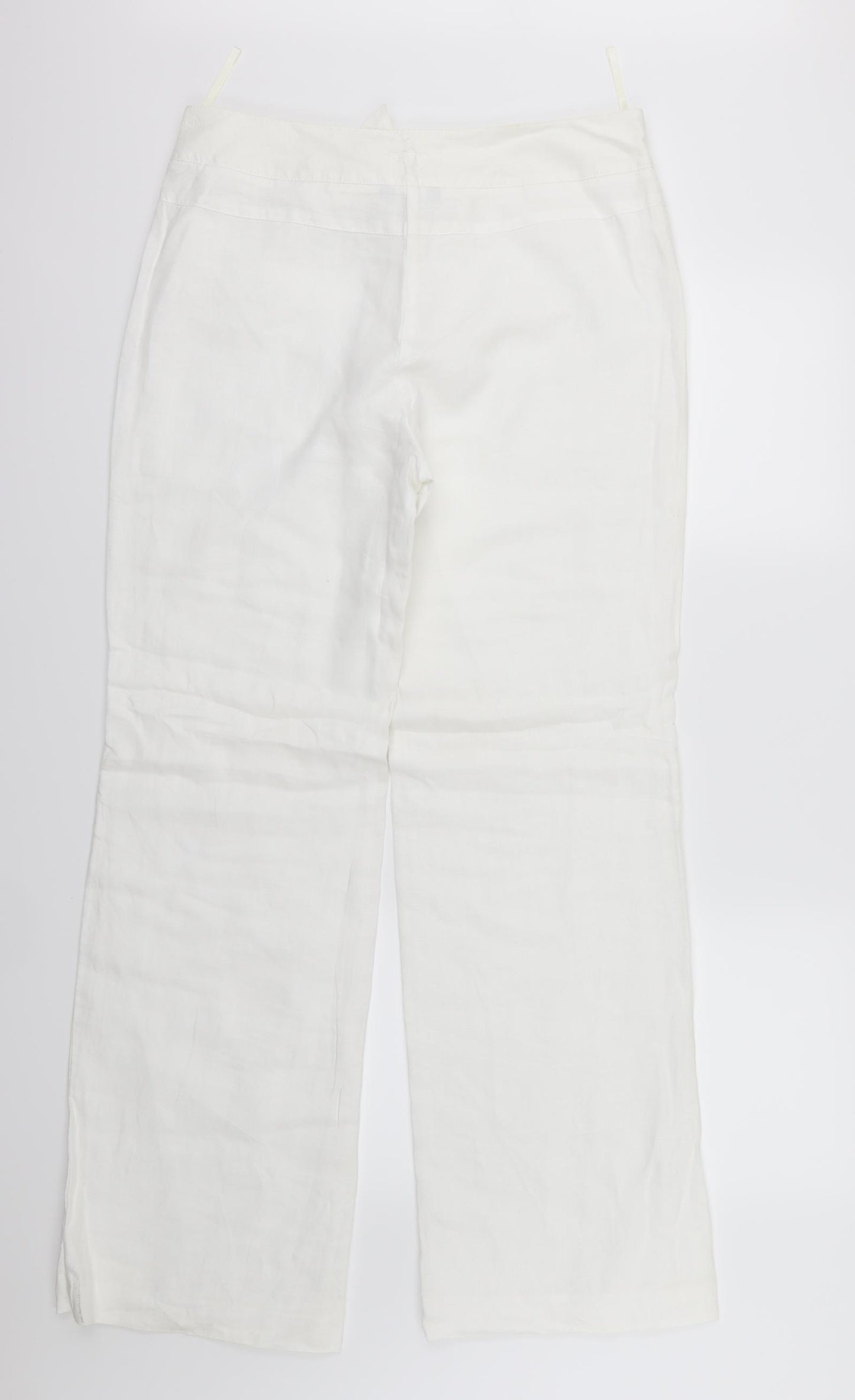 Per Una Womens White   Trousers  Size 14 L33 in