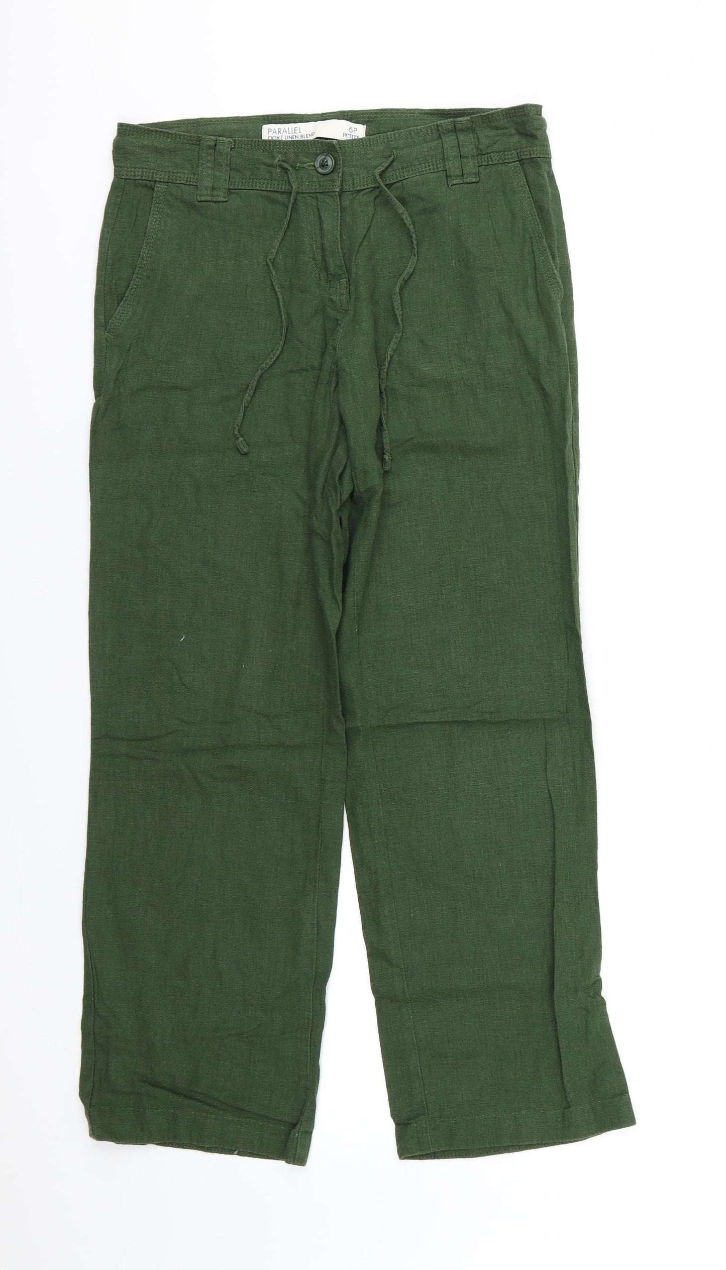 NEXT Womens Green   Trousers  Size 6 L28 in