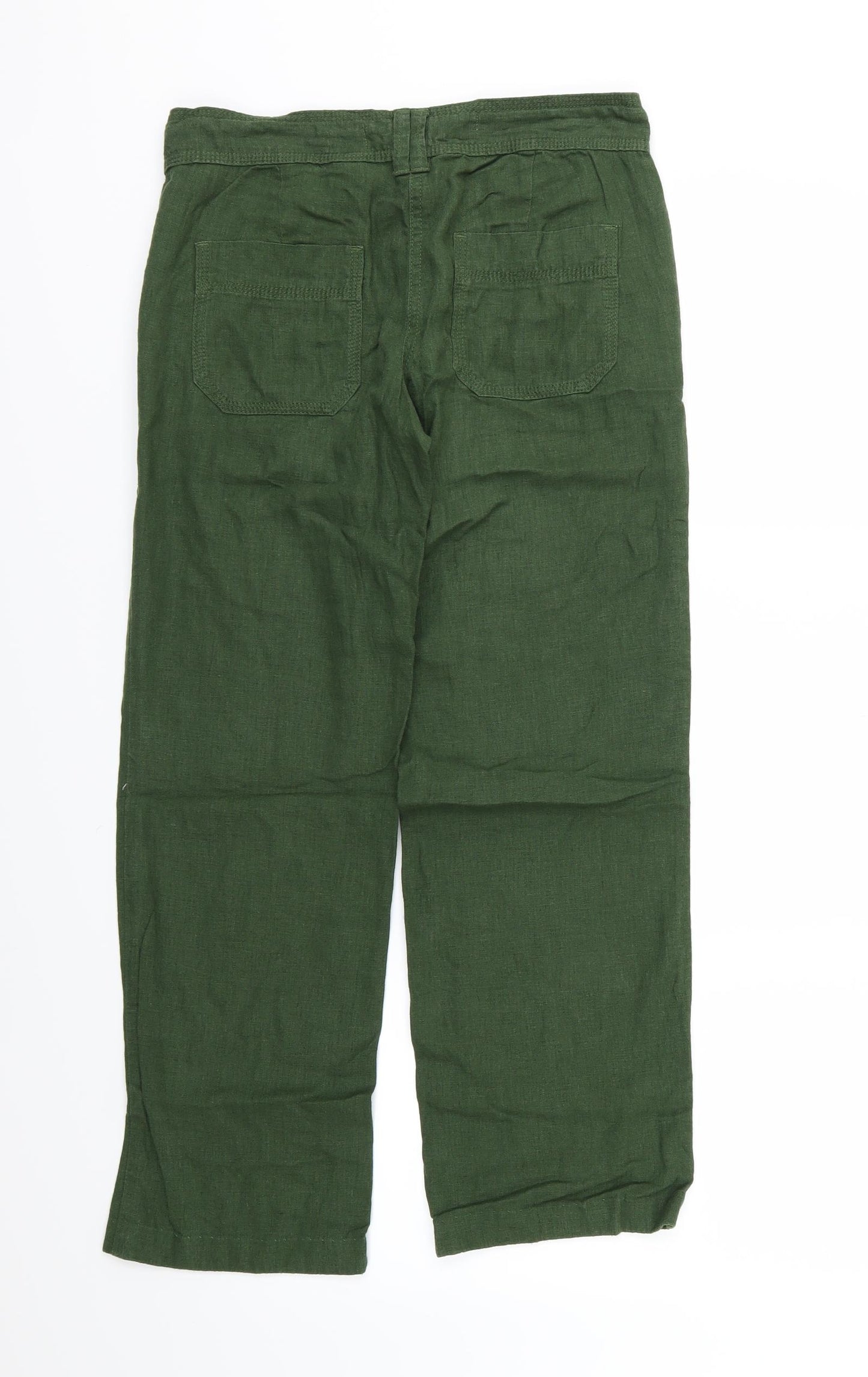 NEXT Womens Green   Trousers  Size 6 L28 in