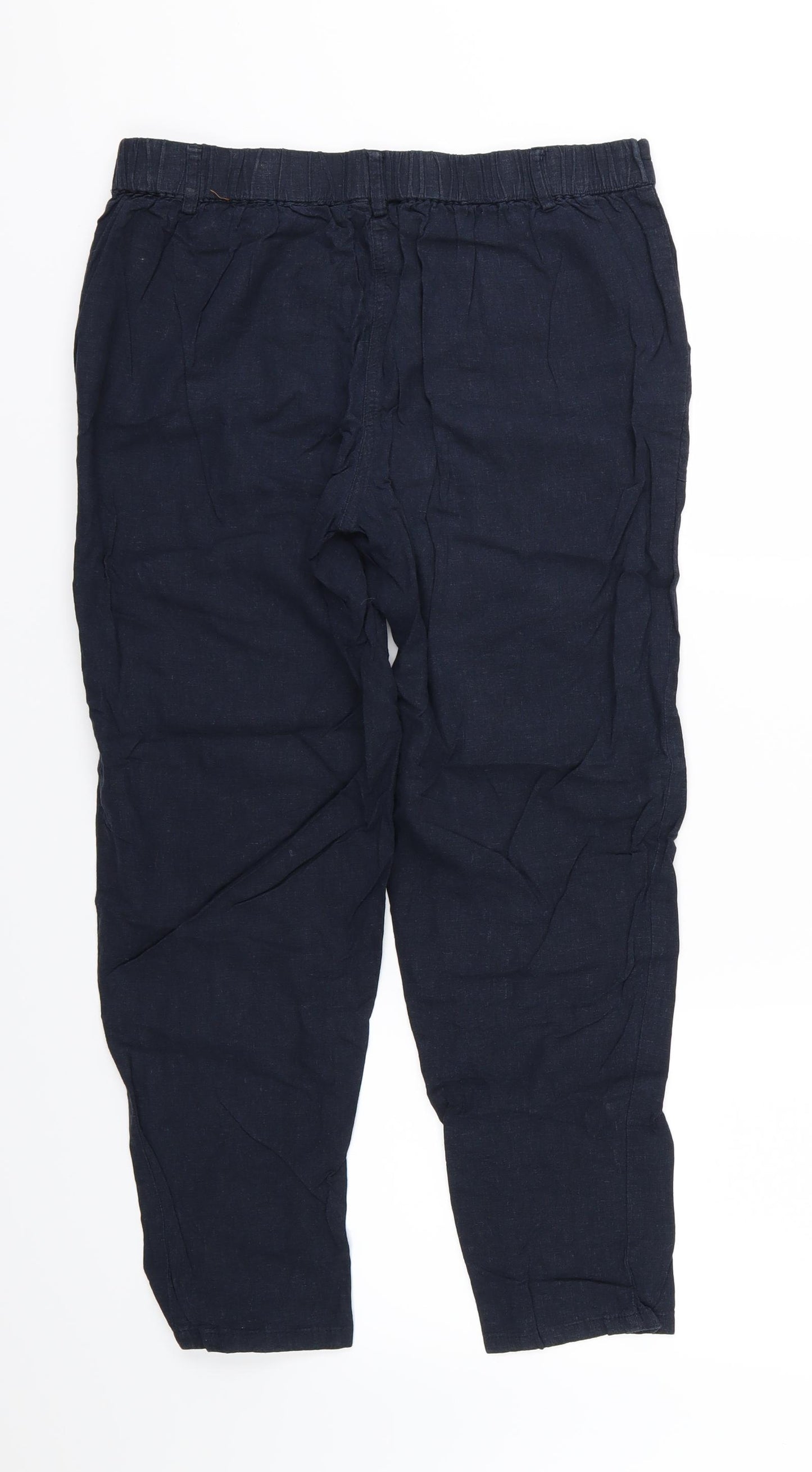 New Look Womens Blue   Trousers  Size 12 L26 in
