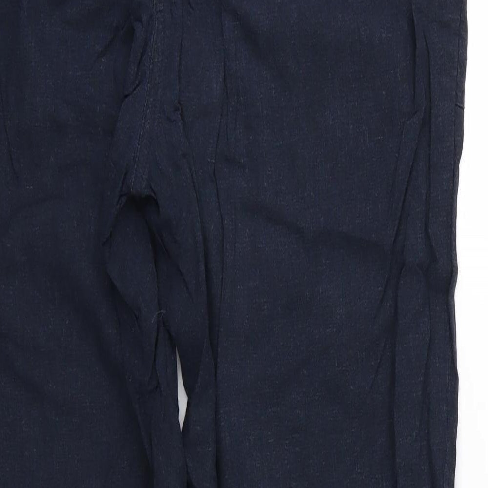 New Look Womens Blue   Trousers  Size 12 L26 in