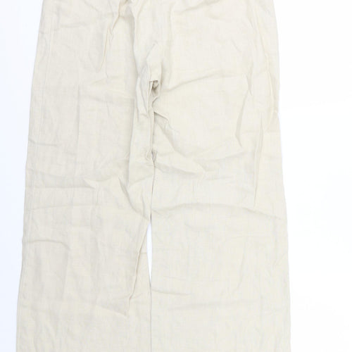 Per Una Womens Beige   Trousers  Size 12 L30 in