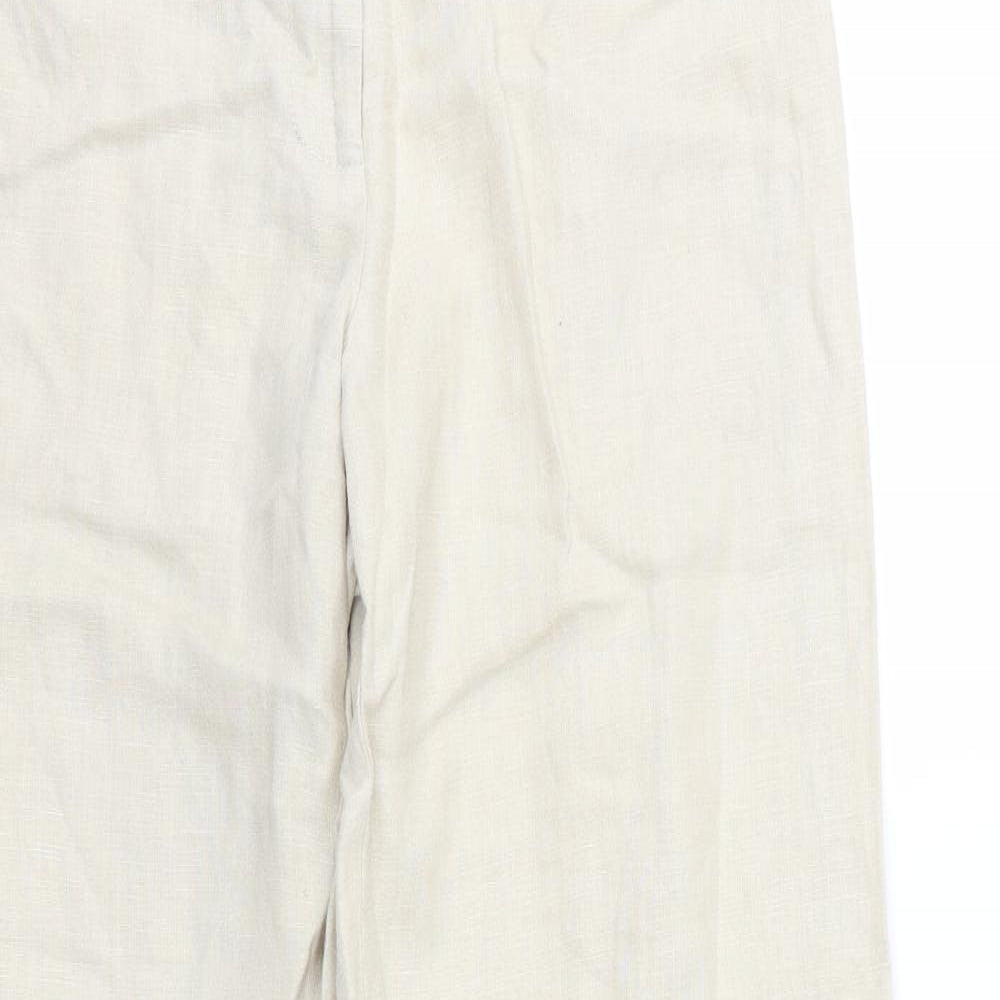 Per Una Womens Beige   Trousers  Size 12 L30 in