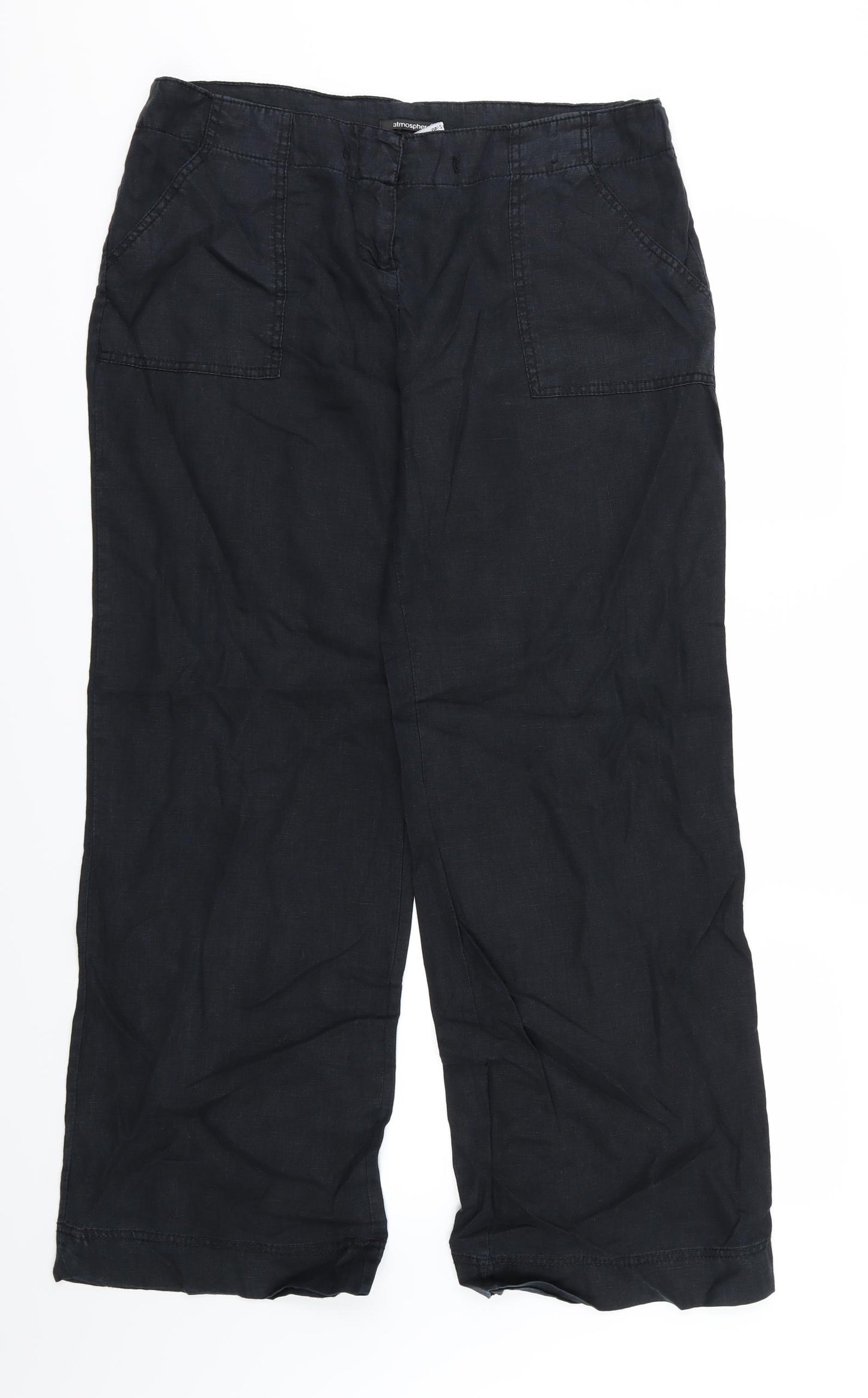 Atmosphere Womens Black   Trousers  Size 12 L30 in