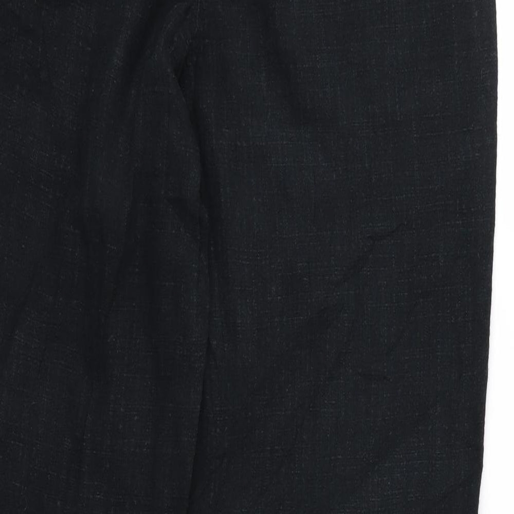 NEXT Womens Black   Trousers  Size 8 L28 in