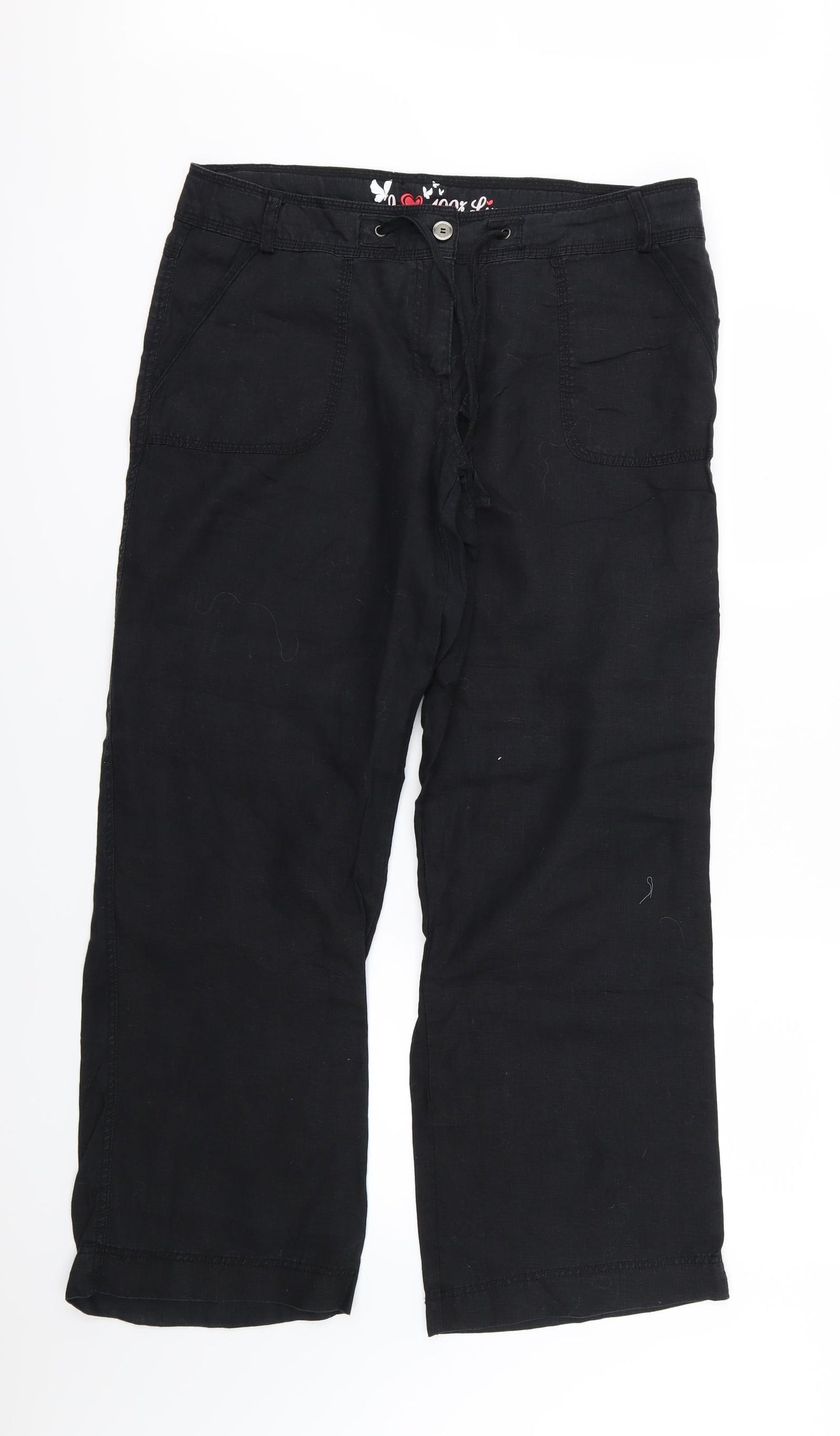 Atmosphere Womens Black   Trousers  Size 16 L31 in