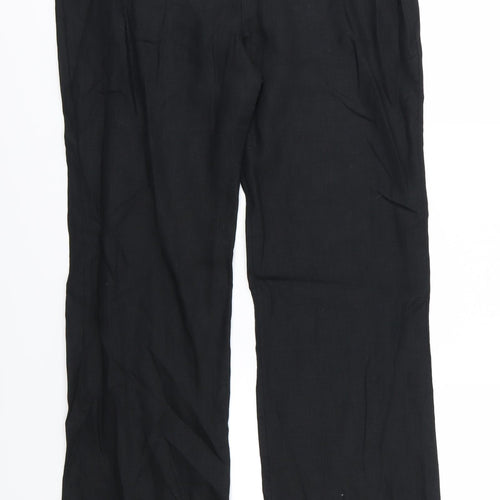 Preworn Womens Black   Trousers  Size 32 L31 in
